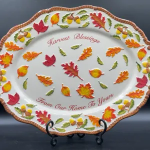Temptations "Figural Harvest" Large  Platter