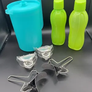 Tupperware Pitcher & Water Bottles, Hand Pie Makers, Dumpling Roller
