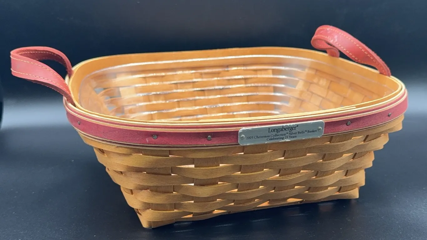 Longaberger 2005 Silver Bells Basket