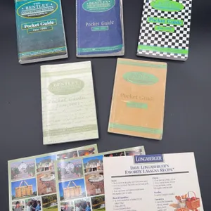 5 Bentley Longaberger Pocket Guides & Recipe Card & Post Cards