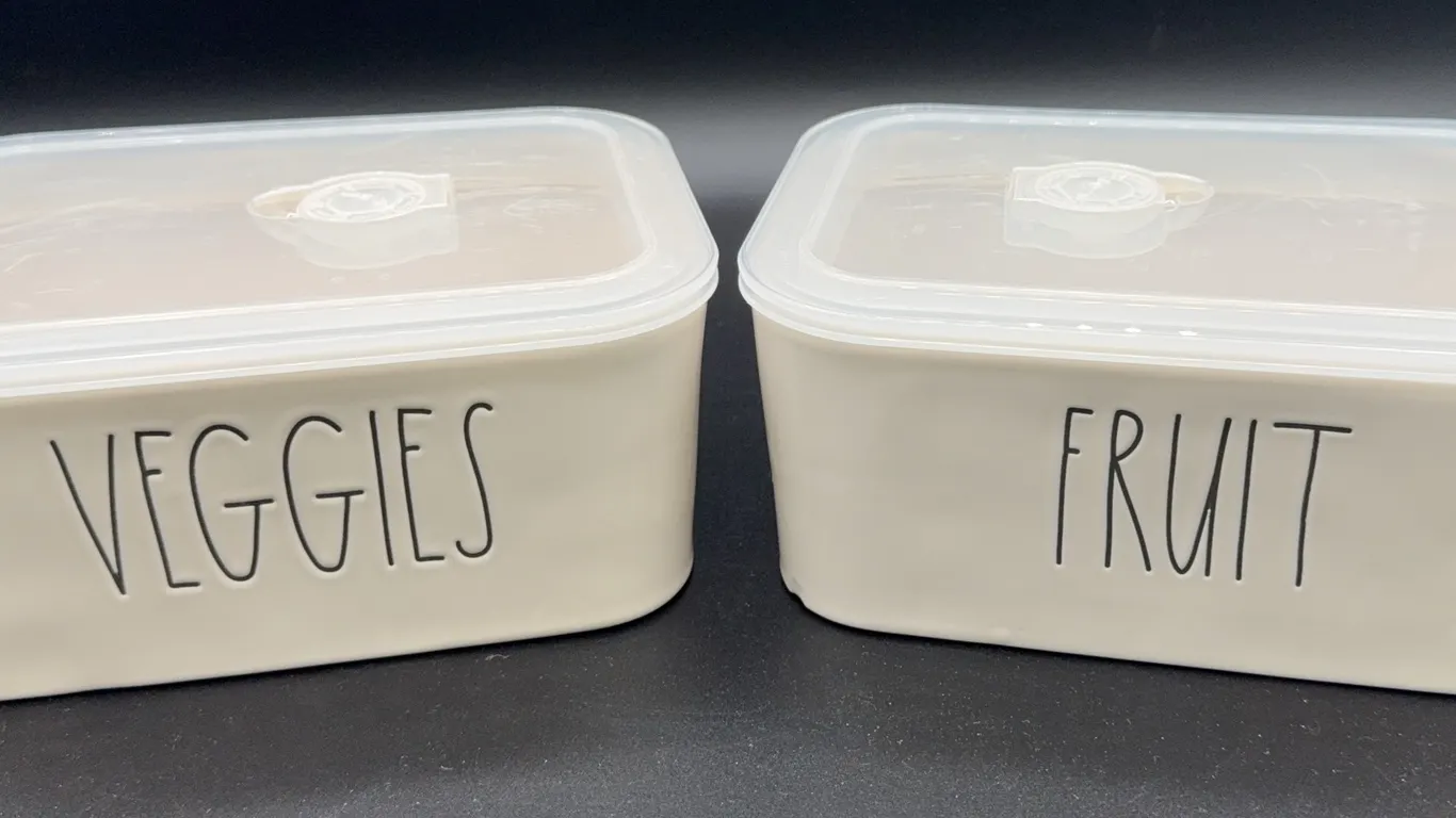 Rae Dunn Vegetable & Fruit Containers