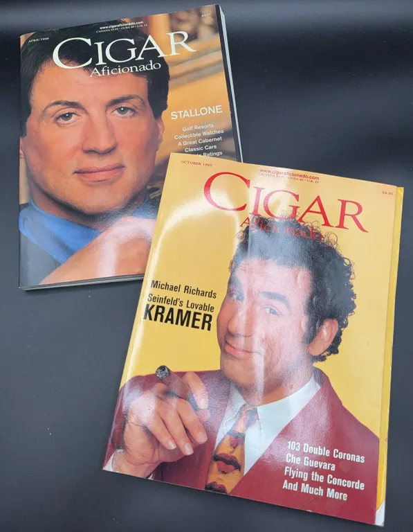 Cigar Aficionado | Michael Richards & Sylvester Stallone