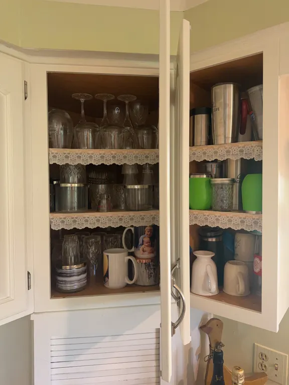 Cabinet contents
