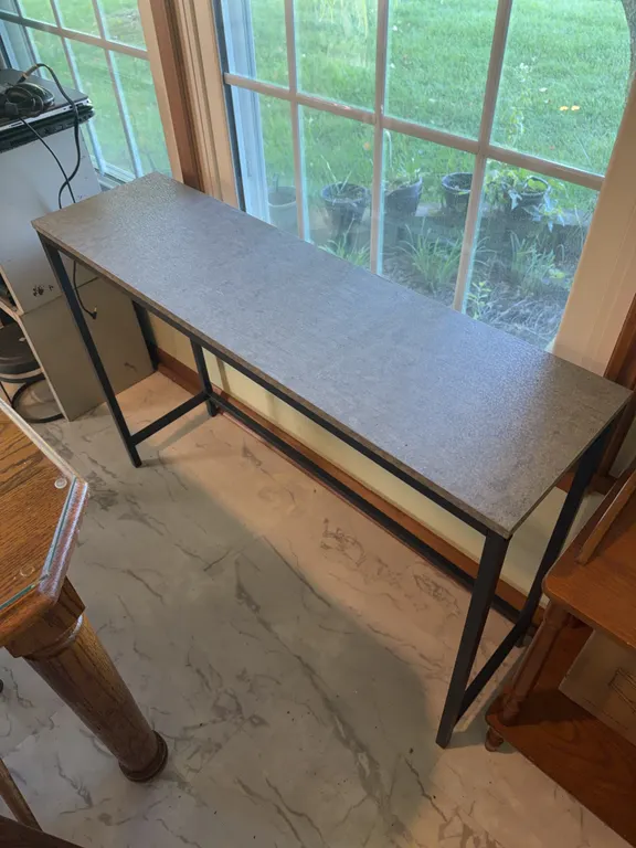Window Table wood top