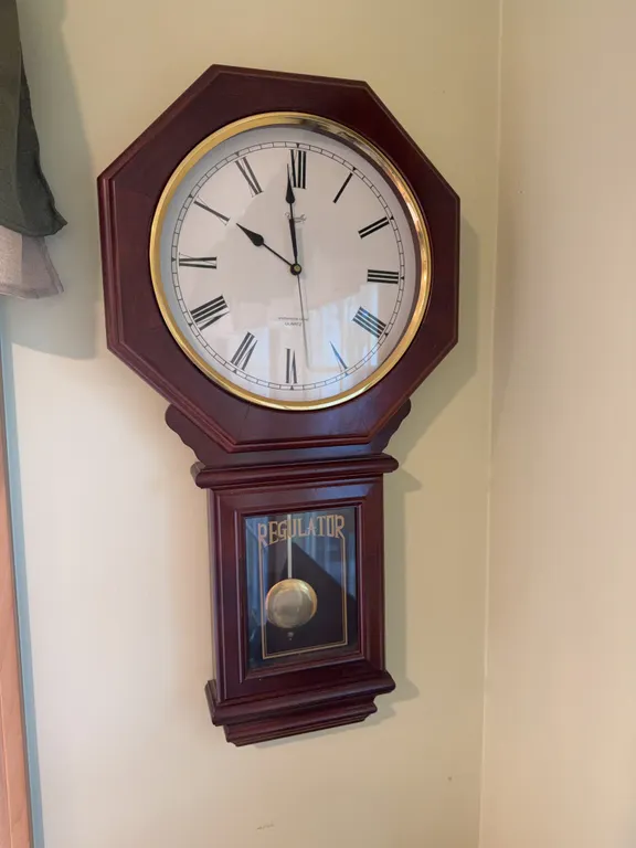 Working Regulator Wall Clock