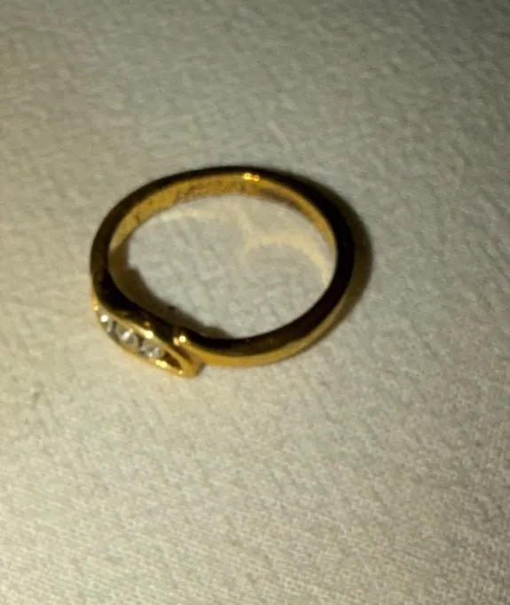 Gold Ring Marked 18KGE