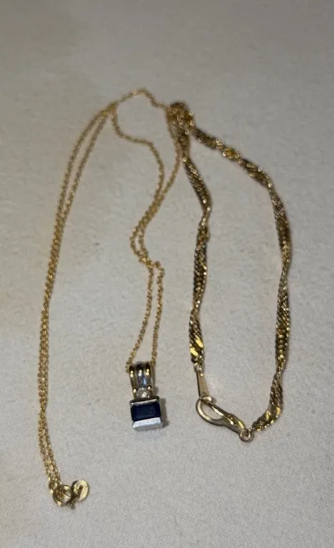14k Gold Necklass and Bracelet