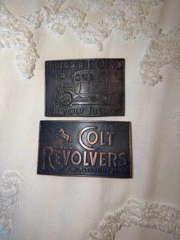 Pair Of Belt Buckles 