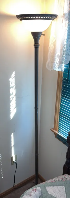 Pair of tall lamps