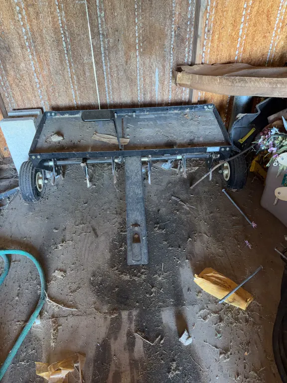 Yard aerator pull- type 