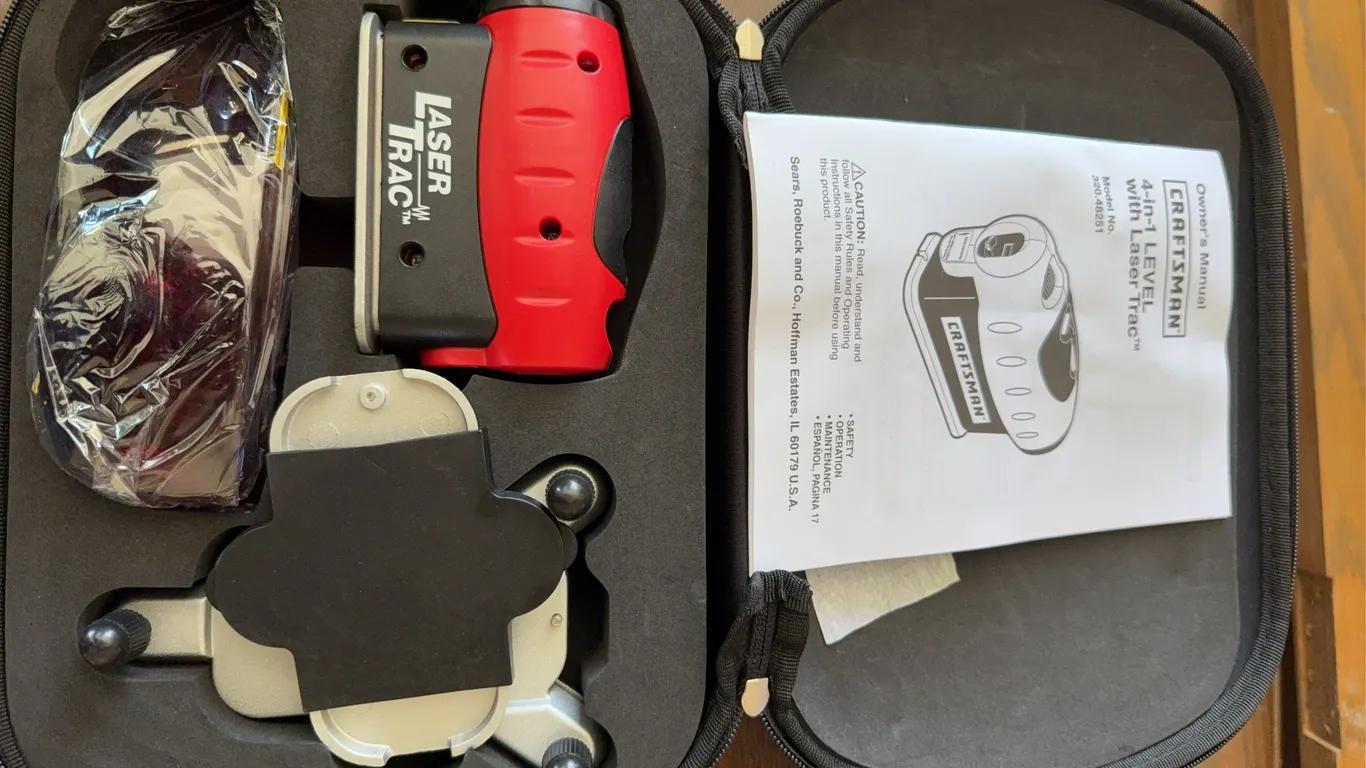 Craftsman laser level