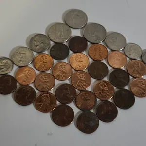 US Circulated Coins Lot: Quarters, Nickels, Dimes, Pennies