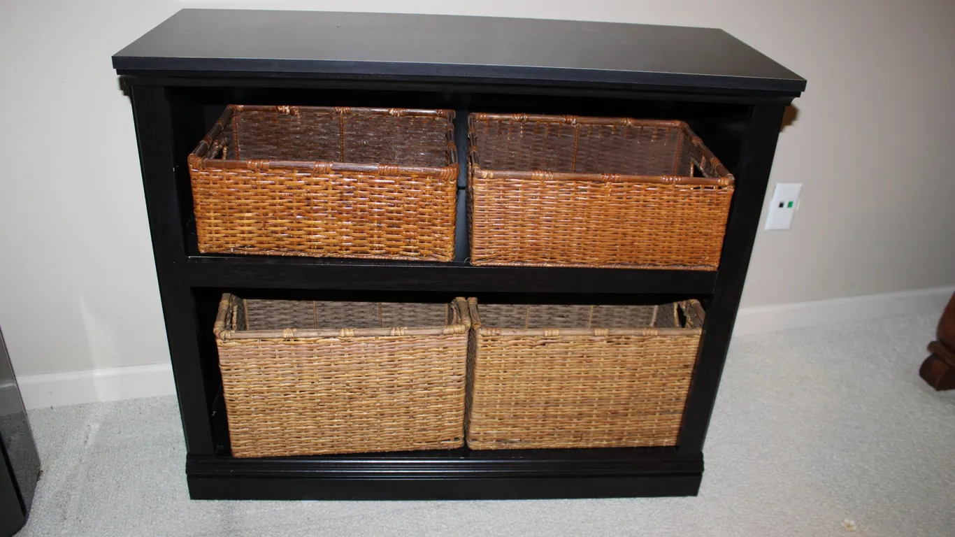 Basket Storage Cabinet