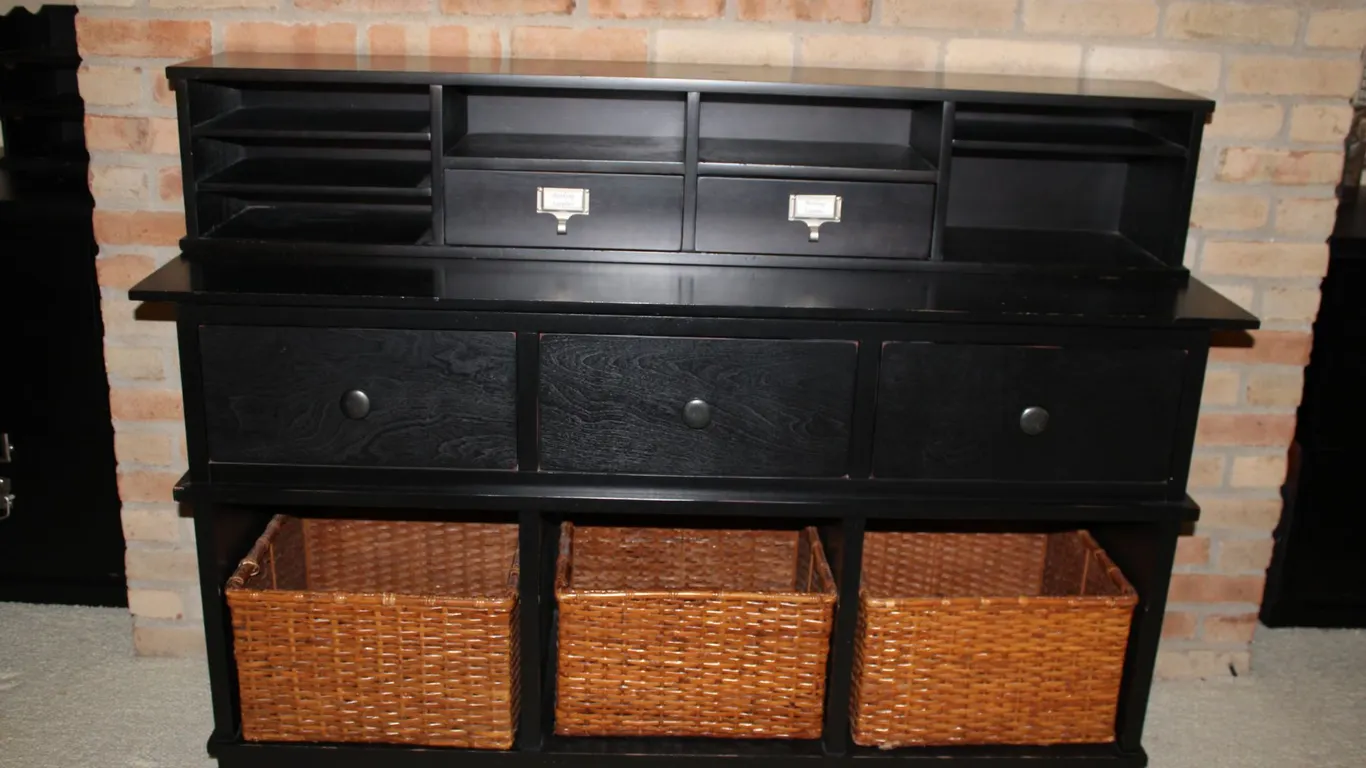 Pottery Barn Logan Storage Console