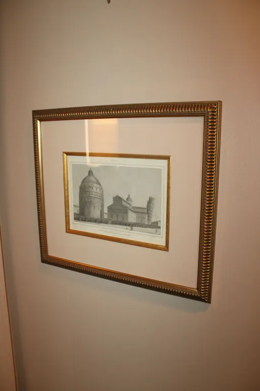 Baptistere Cathedrale Architectural Print
