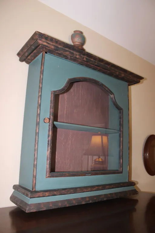 Painted Display Cabinet