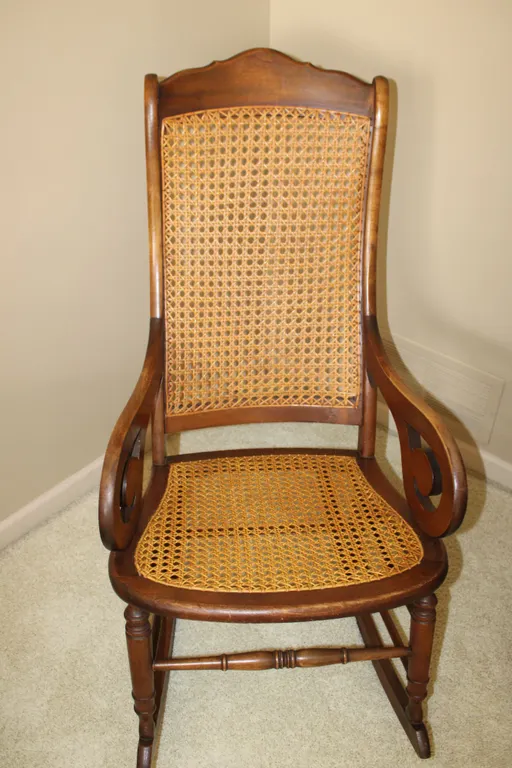 Cane Back Rocking Chair