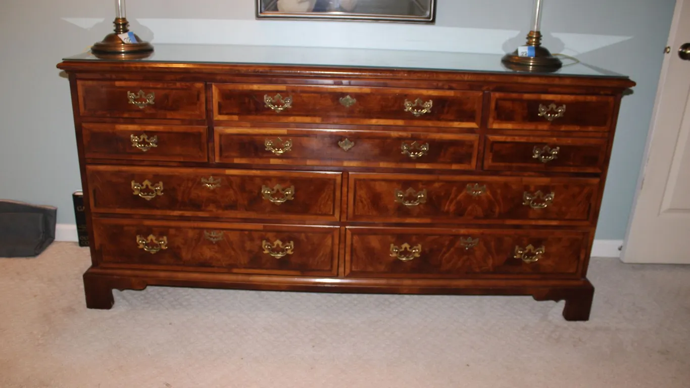 Burl Mahogany Dresser