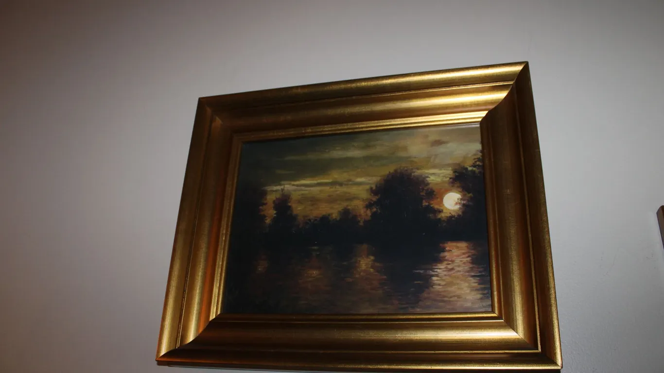 Moonlit Landscape Painting