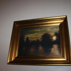 Moonlit Landscape Painting