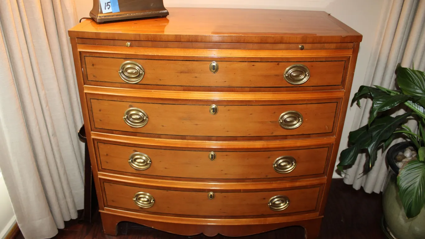 Hickory Bow Front Chest
