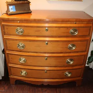 Hickory Bow Front Chest