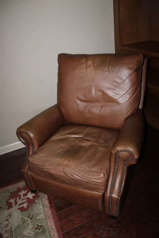 Pottery Barn Leather Club Chair