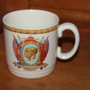 Edward VIII Coronation Mug by Grimwades, Union Jack Motif