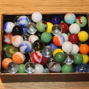 Glass Marbles Multi-Color, Various Designs