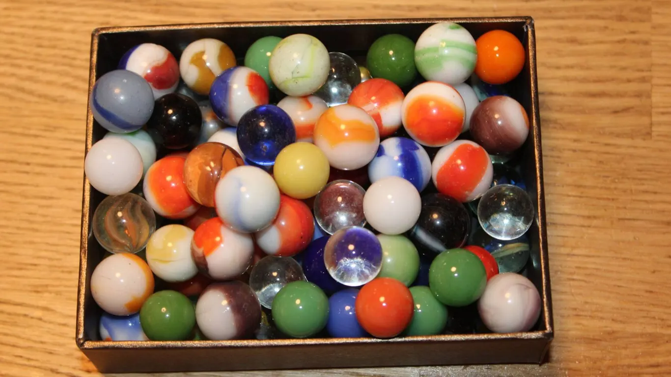 Glass Marbles Various Colors and Patterns