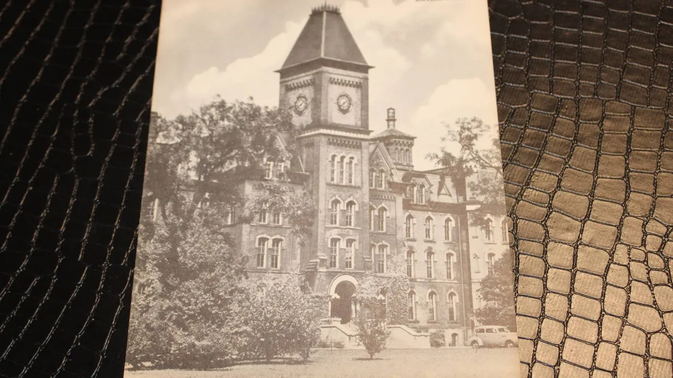 University Hall Ohio State Jumbo Postcard Columbus OH