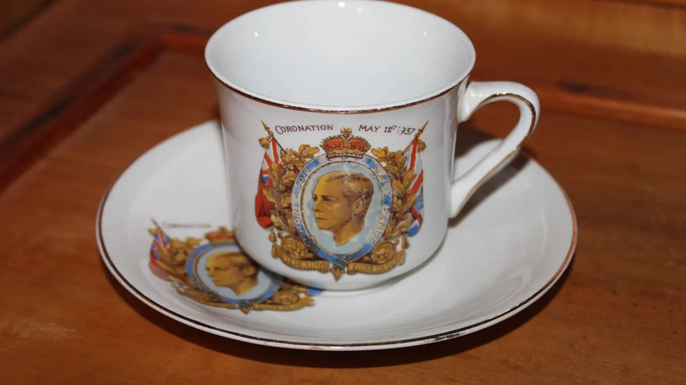 King Edward VIII Coronation Cup & Saucer 1937, England
