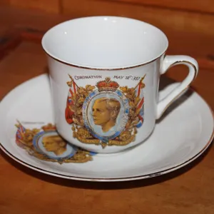 King Edward VIII Coronation Cup & Saucer 1937, England