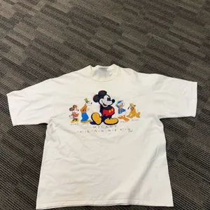 Genus Mickey Disney Characters White T-Shirt Size Large