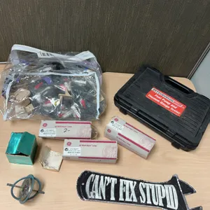 Fuel Pump Tester, GE Vapor Lamps, Cables, Gyroscope Lot