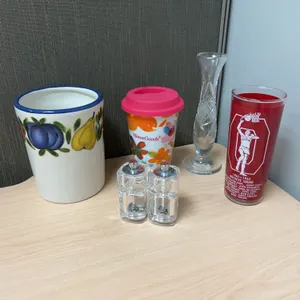 Drinkware and Accessories Lot, 5 Items, Mixed Brands
