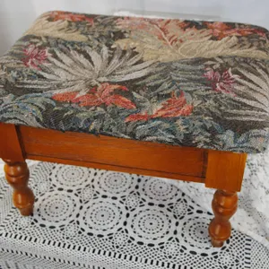 Fabric Covered Stool