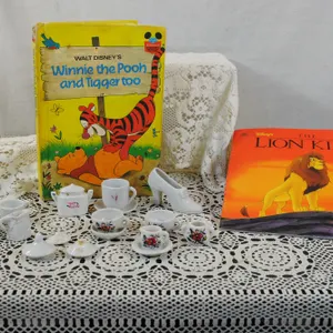 Books and Mini Tea Sets