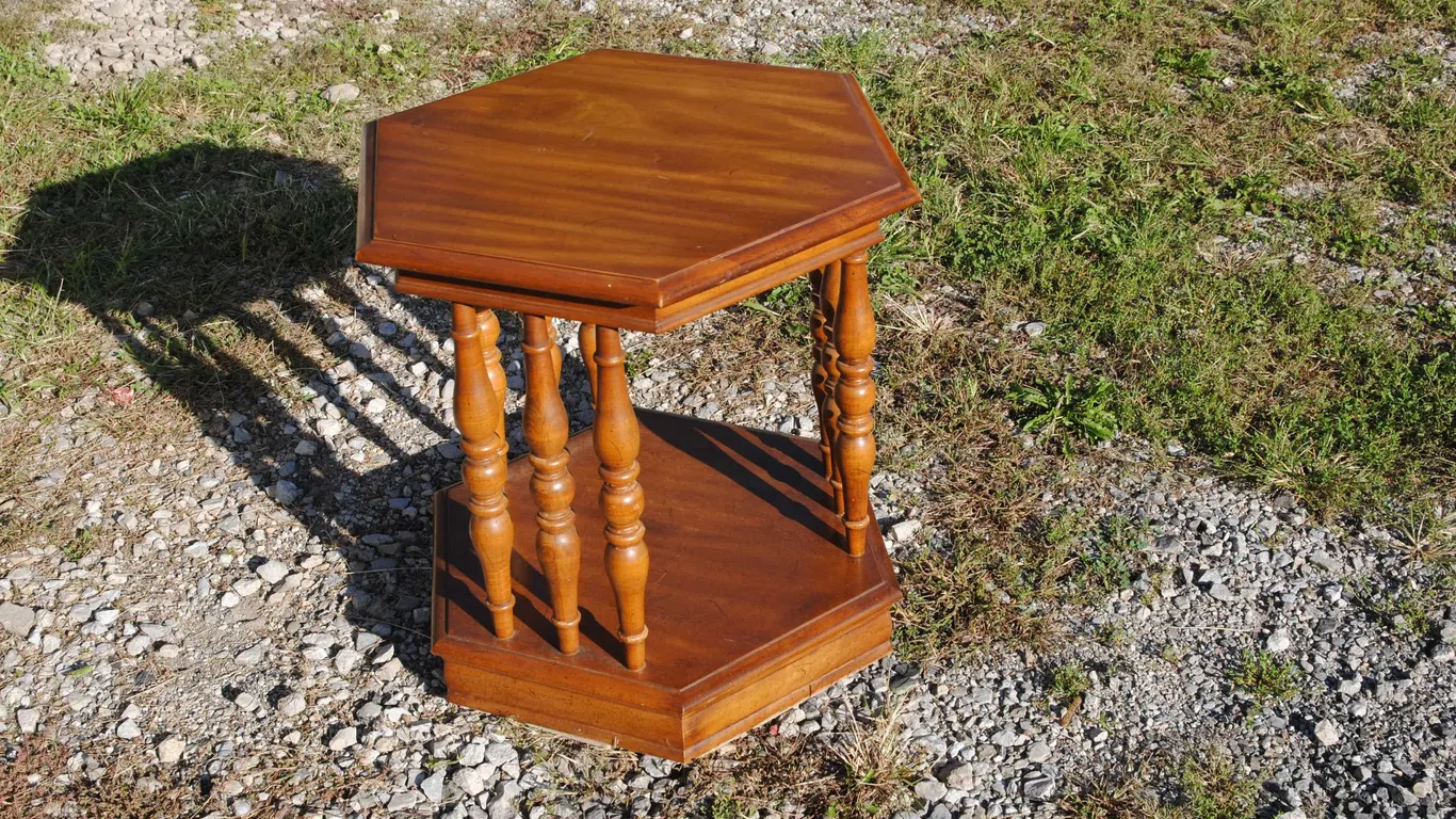 Mid Century Lamp Table