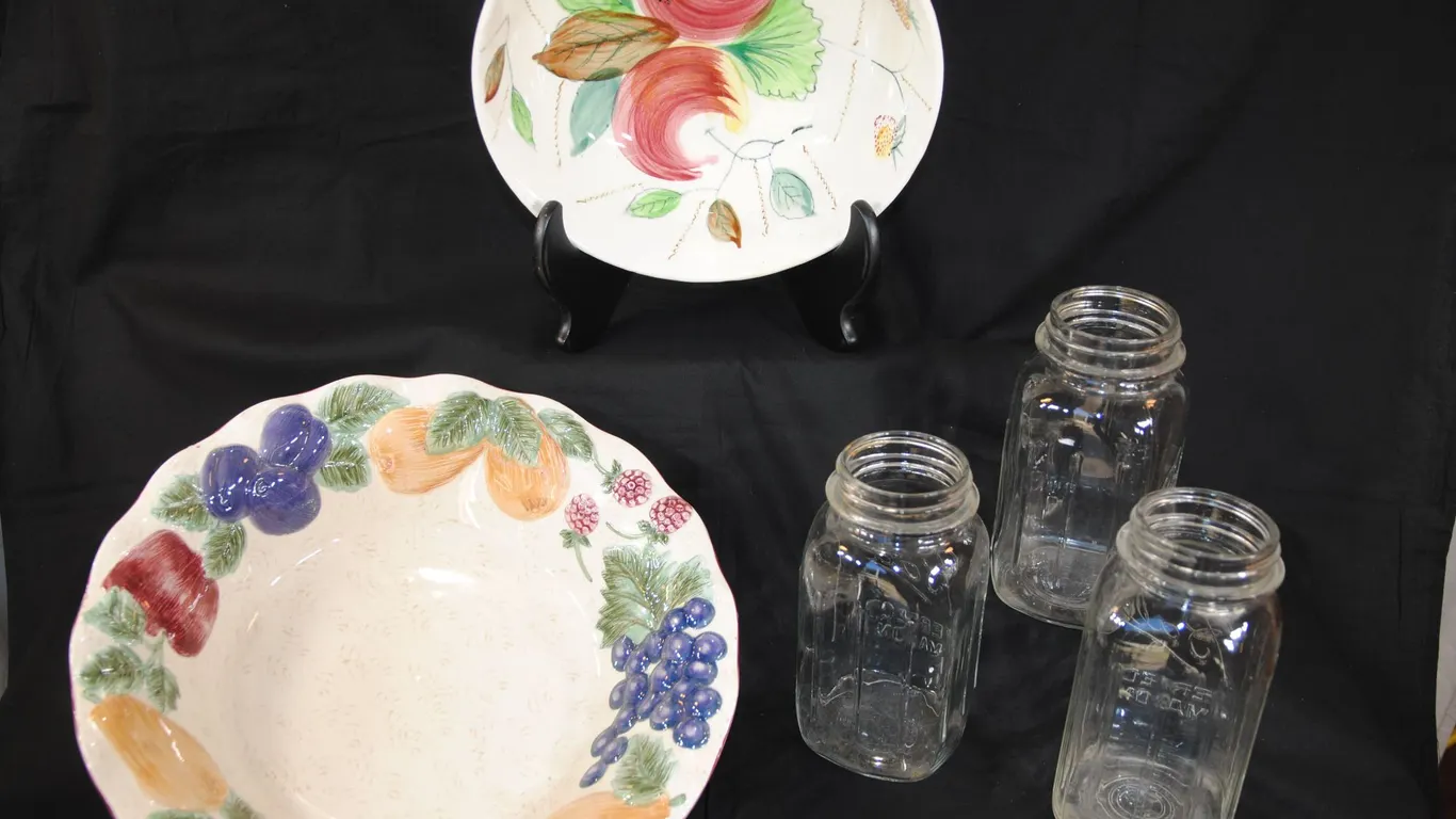 Vintage Square Mason Jars