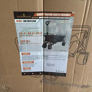 UNUSED LANDHONOR LHR-WCF330A FOLDABLE WAGON CART
