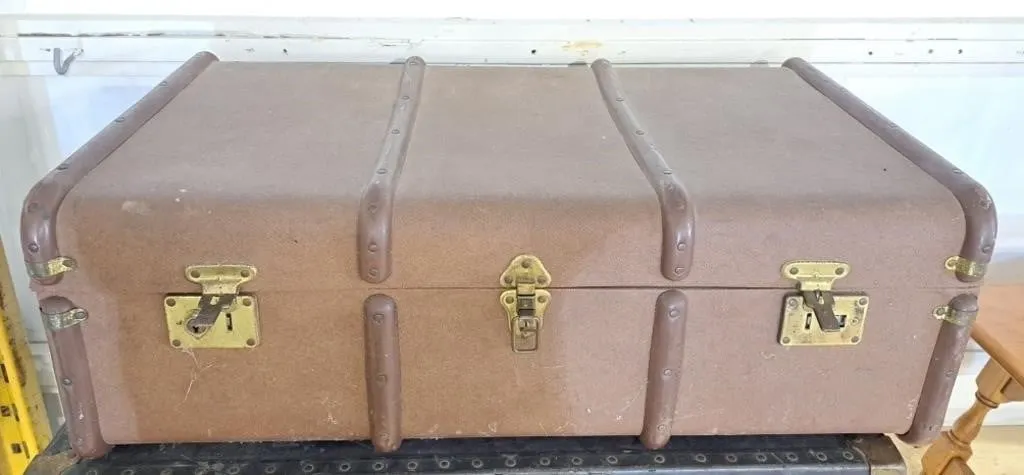 Vintage traveling suitcase