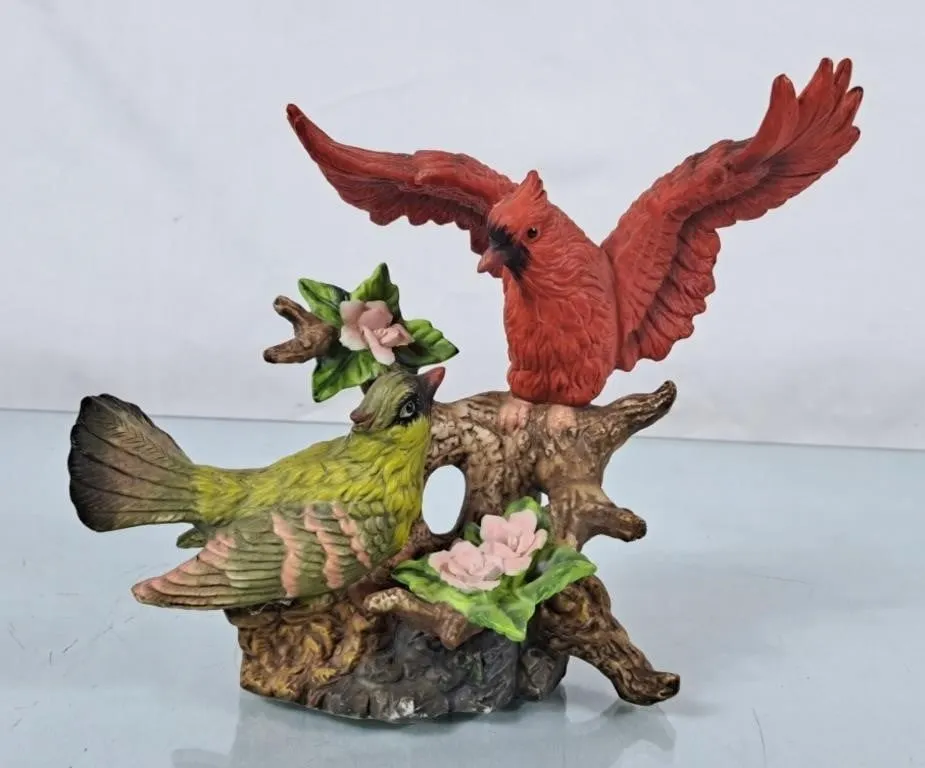 Ceramic Cardinal Figurine