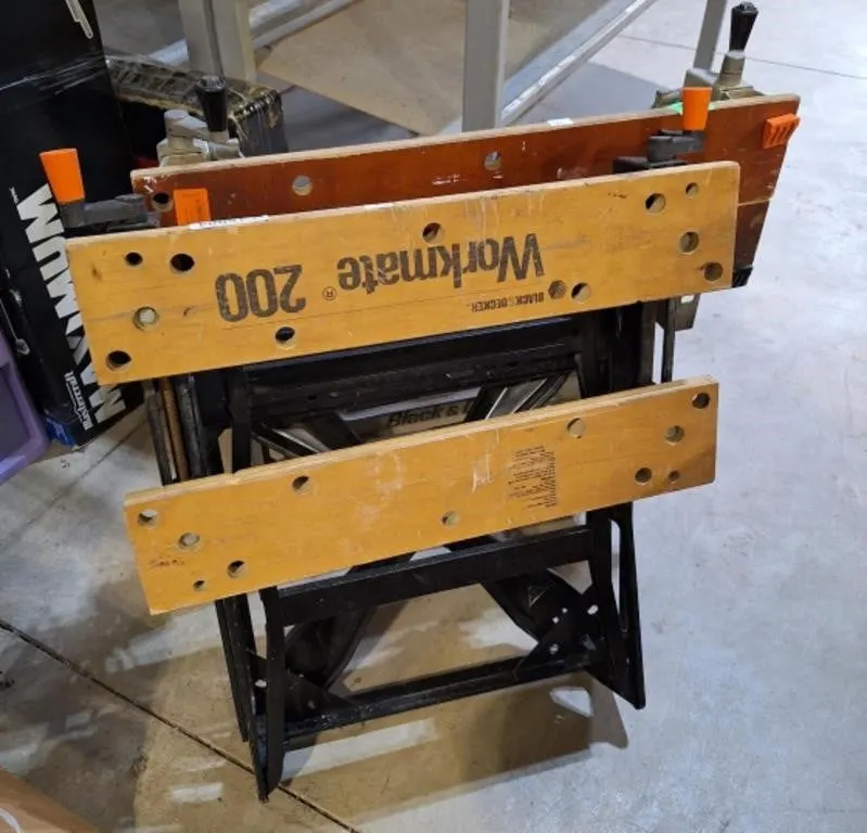 2 black and decker folding work tables