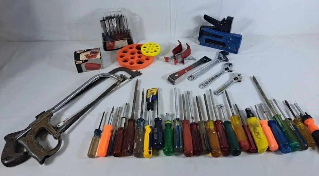 JobMate 15 piece Spade Bit set, Mini Tool Chest