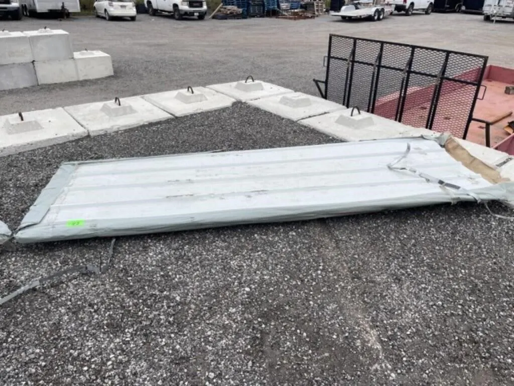 2026 Unused 50pc Galvalume Steel Siding Roofing