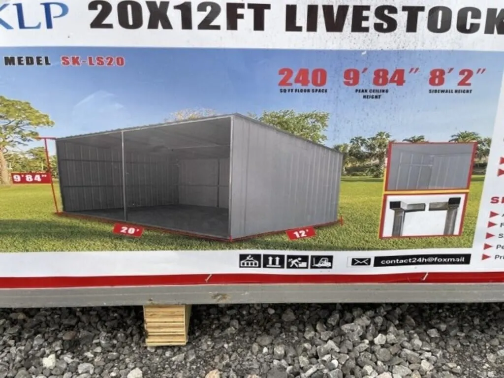 2026 Sklp Unused Metal Livestock Shelter Sk-ls20