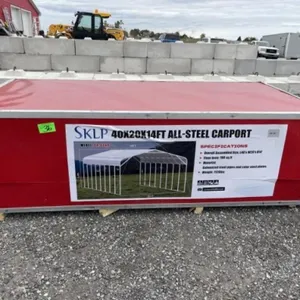 2026 Unused Sklp All Steel Carport Sk-sc40