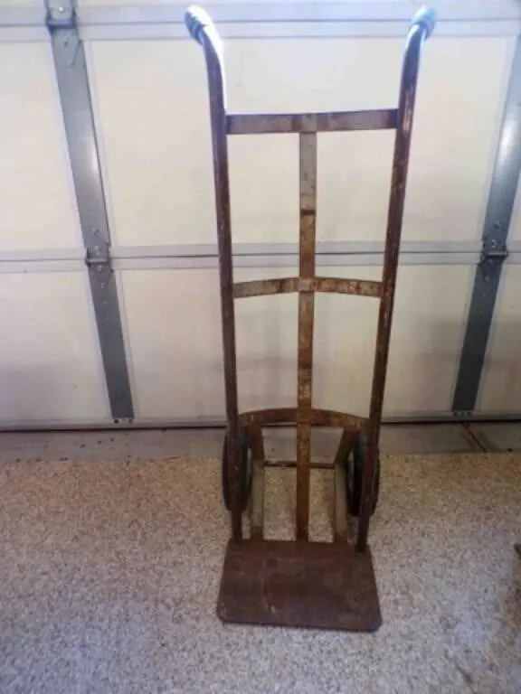 Vintage Heavy Duty Industrial Metal Hand Truck