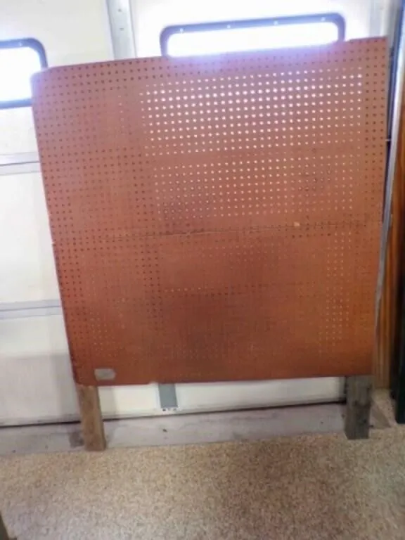 48" X 48" Peg Board w/Wood Frame